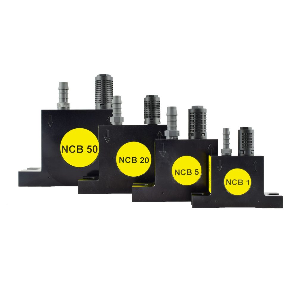 Serienübersicht NCB Druckluft-Kugelvibrator von NetterVibration